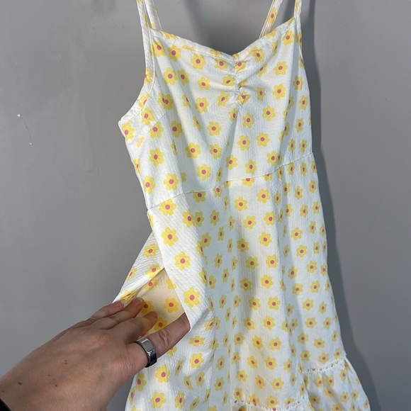Cynthia Rowley Yellow And White Floral Dress Size 8 - Picture 11 of 15